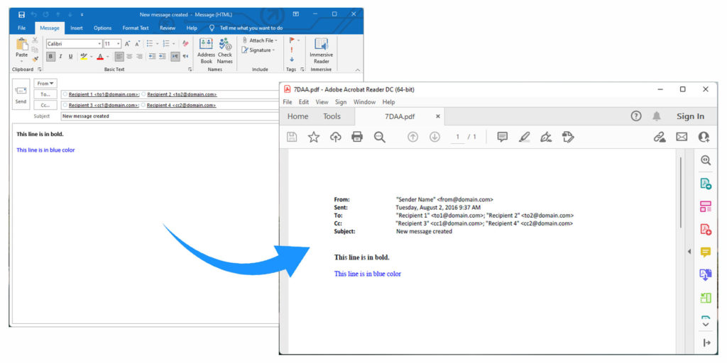 قم بتحويل EML إلى PDF باستخدام REST API في PHP
