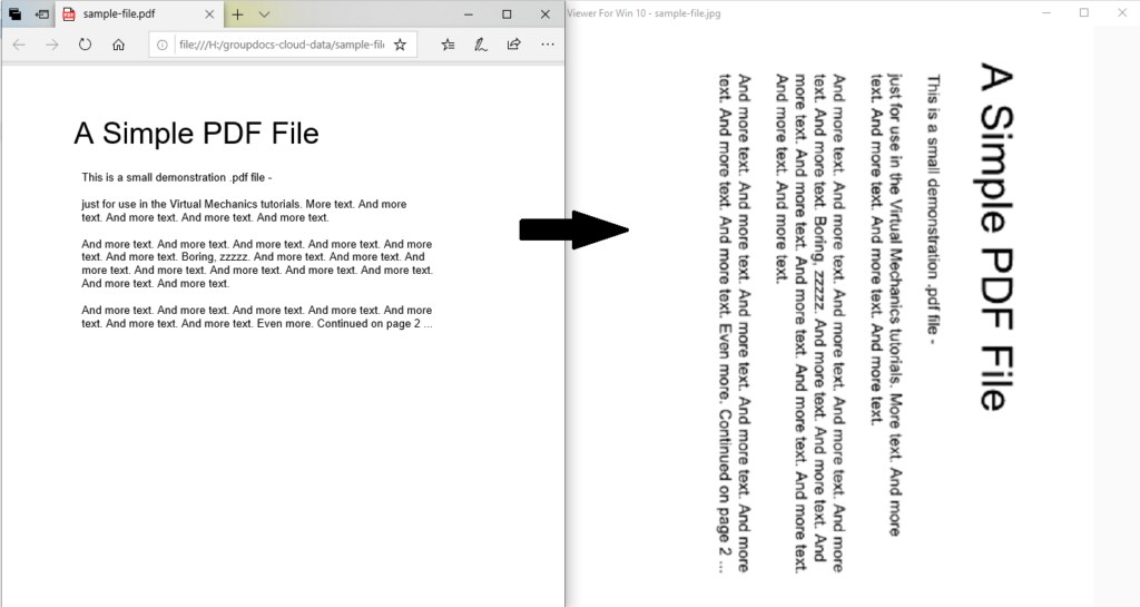 كيفية تحويل pdf إلى jpg في نظام التشغيل windows 10 باستخدام خيارات متقدمة