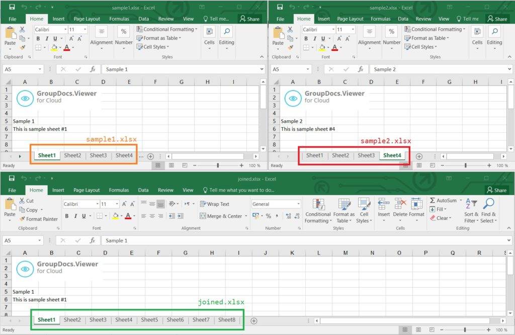 دمج ملفات Excel متعددة باستخدام REST API في Python