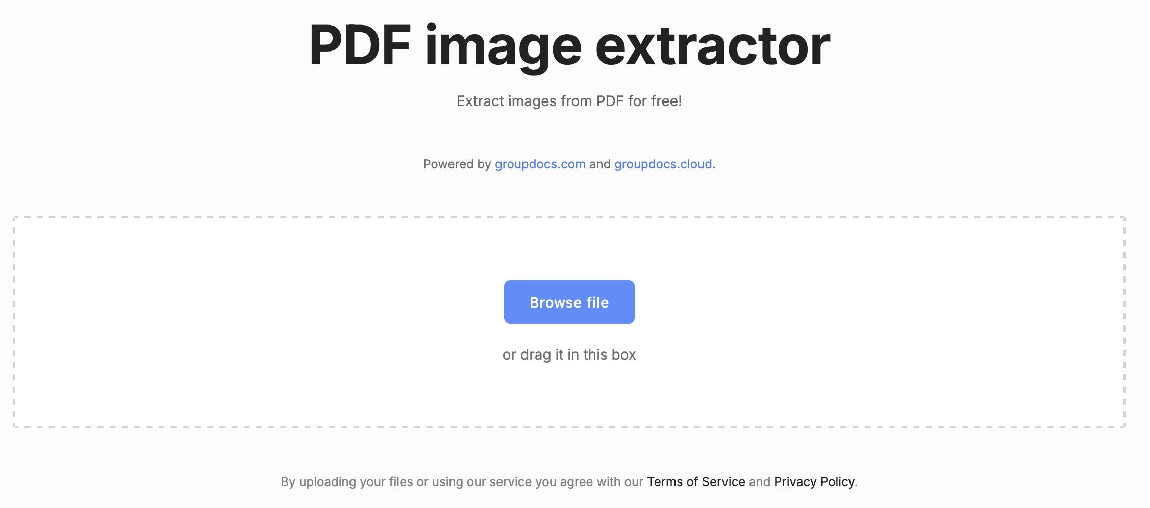 مستخرج الصور المجاني