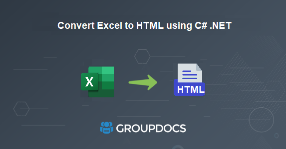excel to html