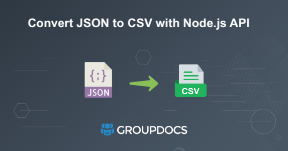 JSOn to CSV conversion online