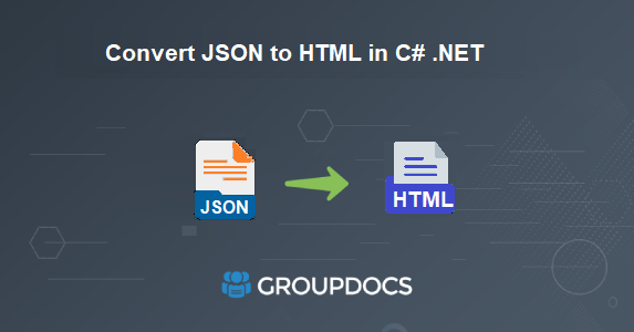 json to html