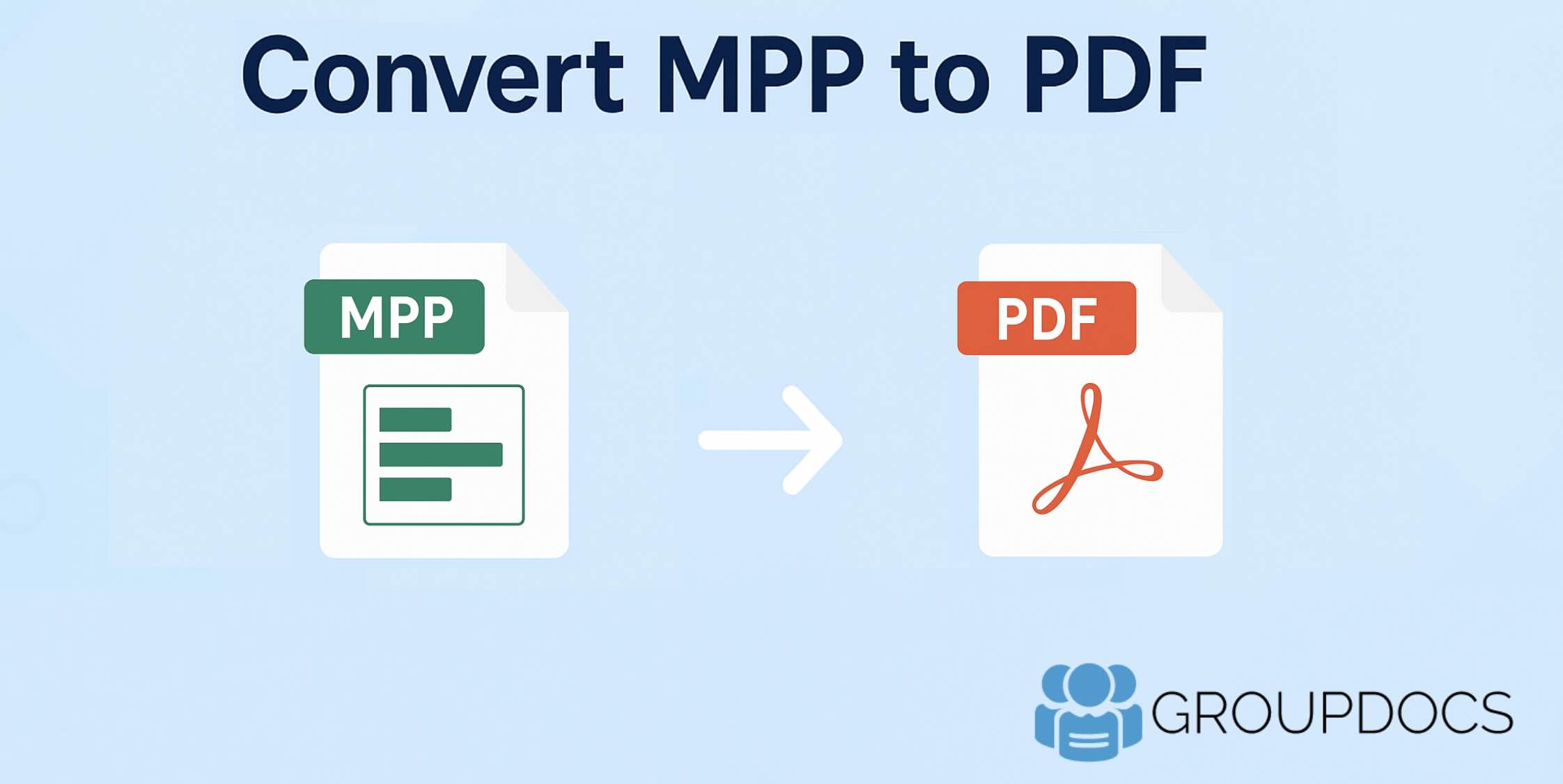 Convert mpp to pdf