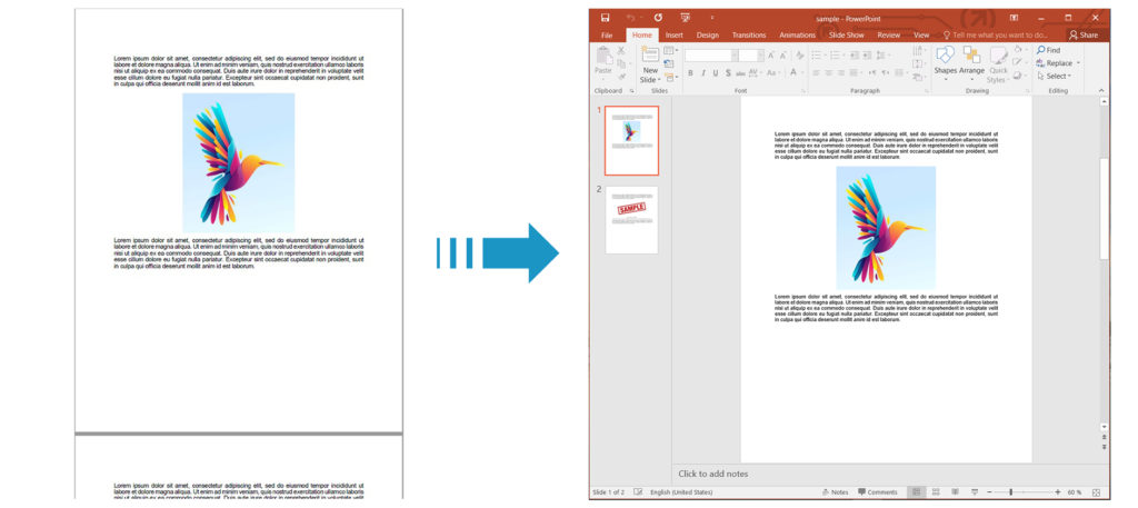Convert PDF to PPTX using a REST API in Python