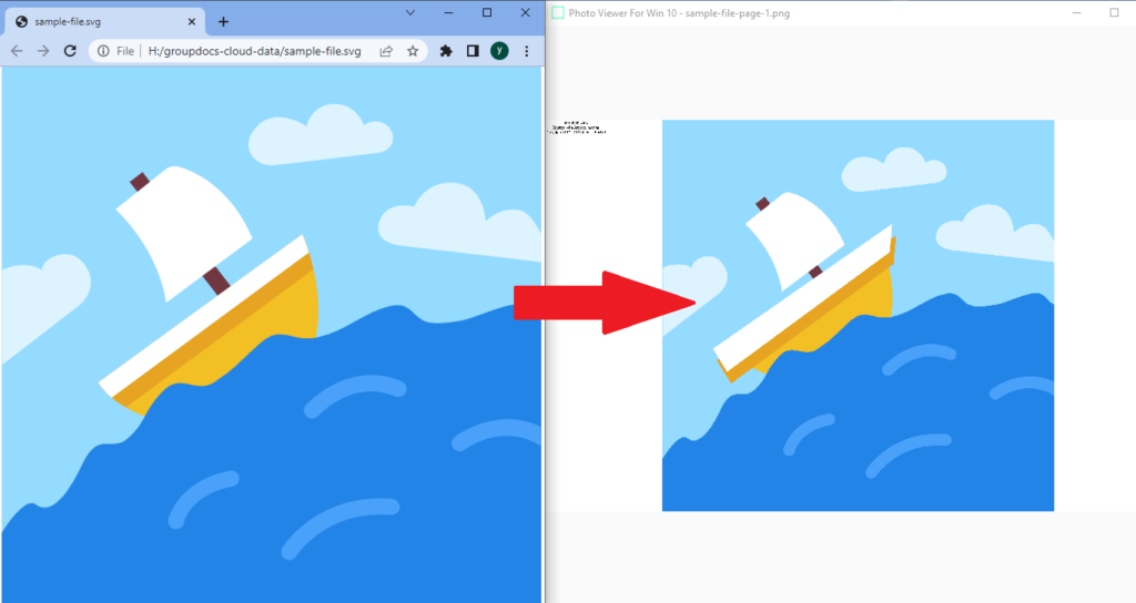 How to Convert SVG to PNG with transparent background Online in Python