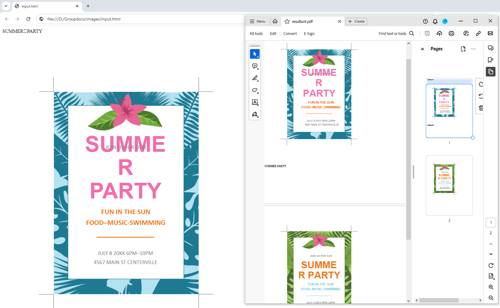 free html to pdf converter
