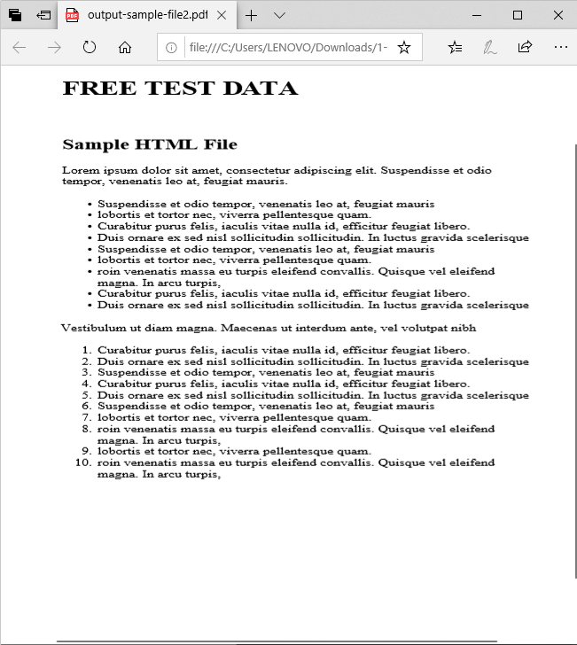 So konvertieren Sie Chrome-HTML Dokumente in Java in PDF