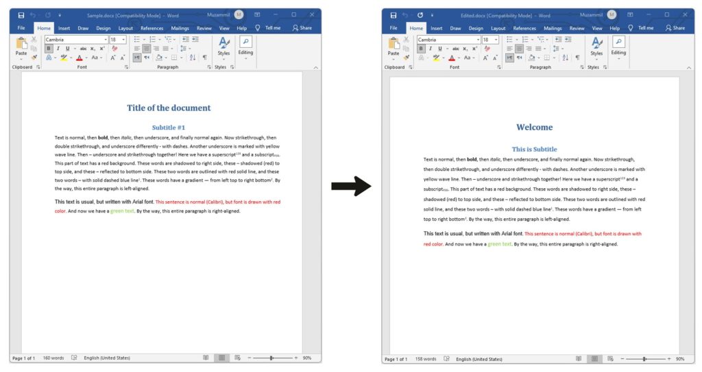 Edit Word Documents using REST API in PHP.