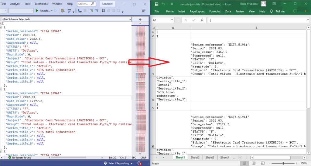 Cómo convertir JSON a EXCEL usando Python