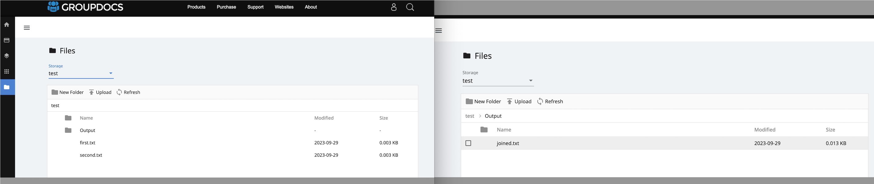 fusionar archivos de texto
