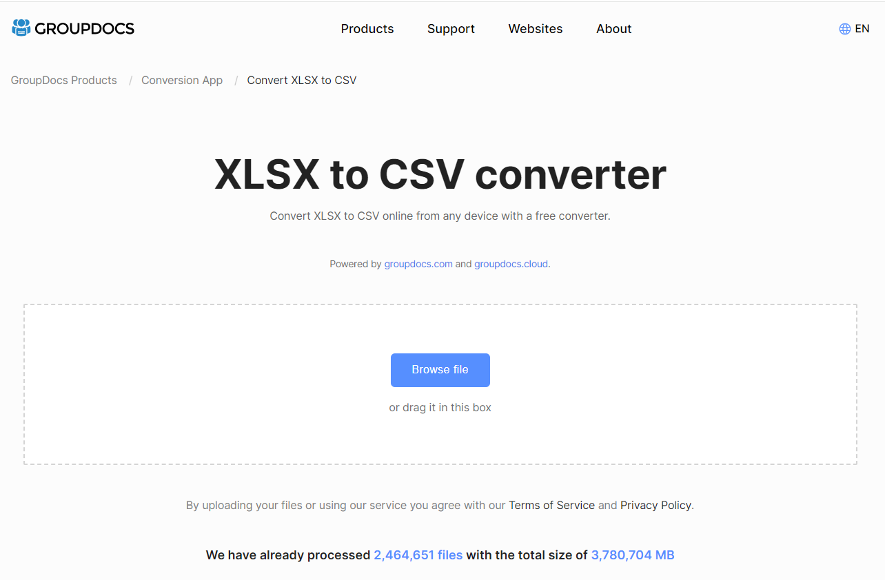 برنامه xlsx به csv