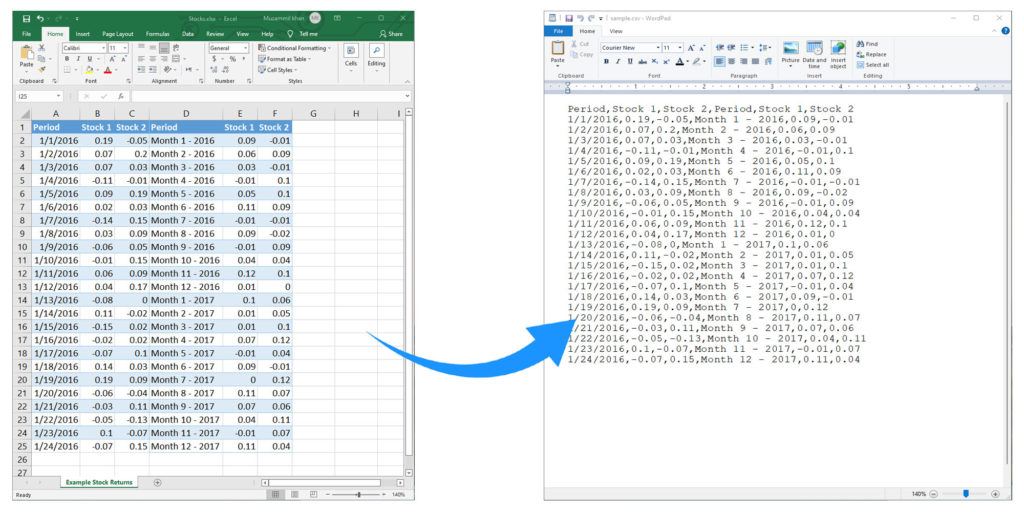 اکسل را با استفاده از REST API در پایتون به CSV تبدیل کنید.
