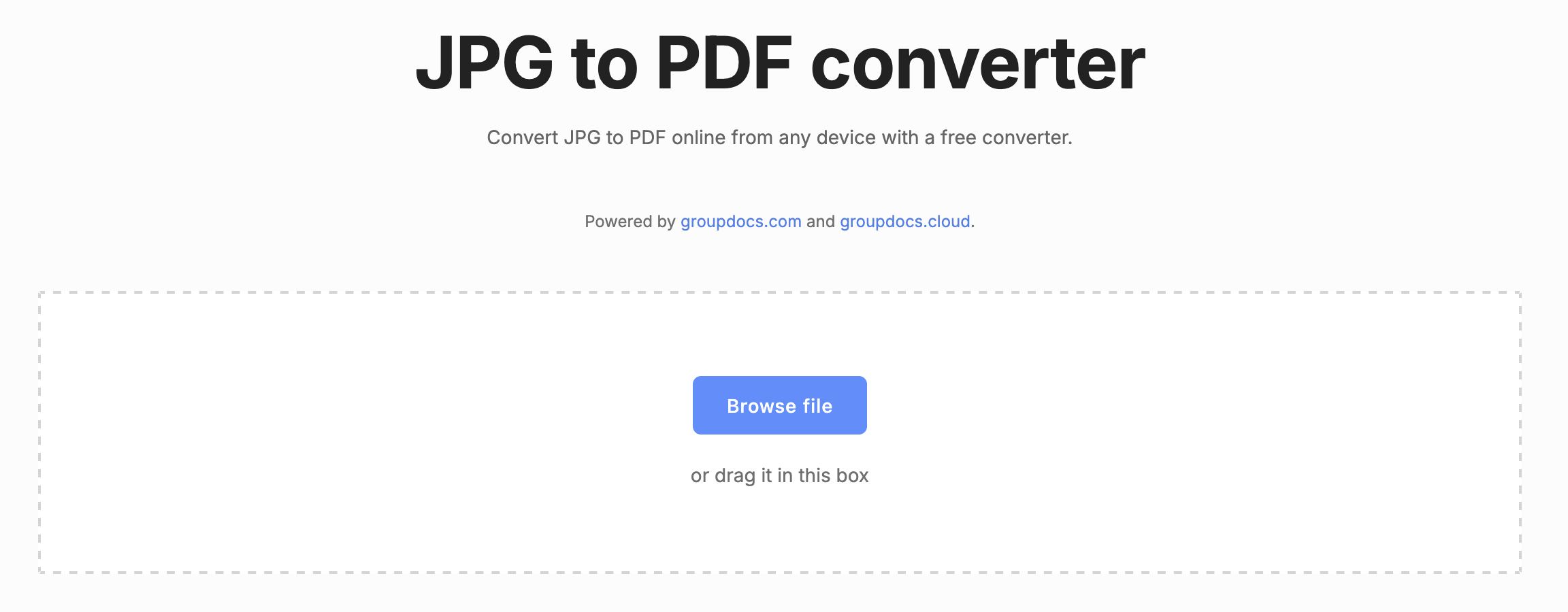 convertisseur jpg en pdf