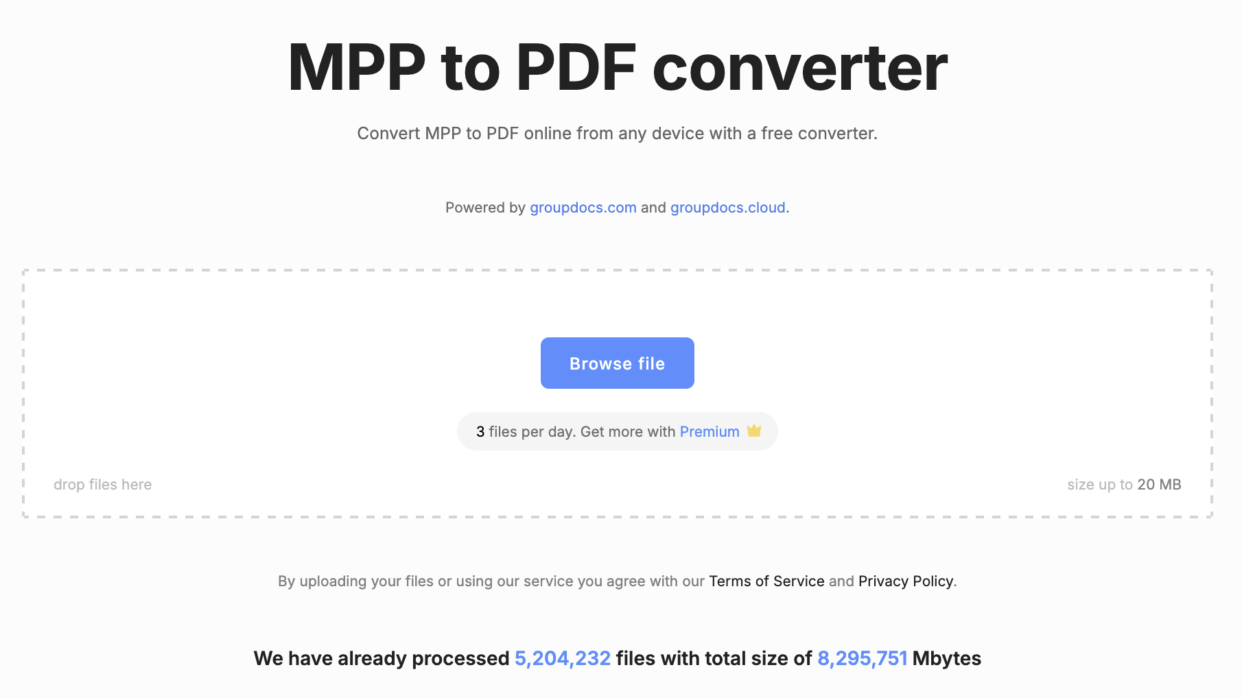 application de conversion mpp en pdf