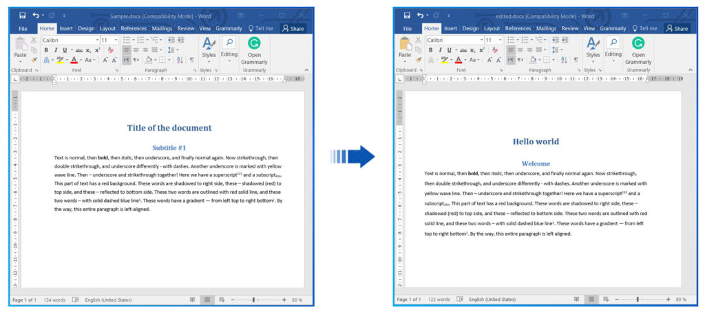 Modifiez des documents Word à l'aide de l'API REST en Python.