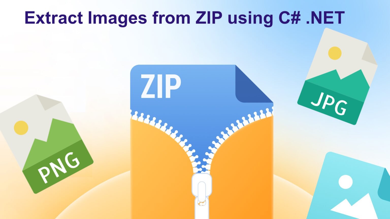 \"extraire des images de l'archive ZIP\"