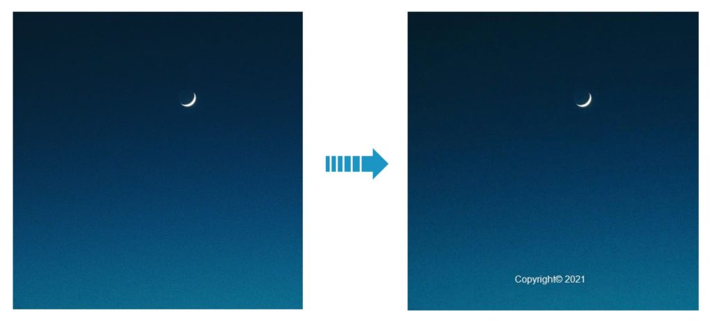 Ajouter un filigrane de texte à l'image