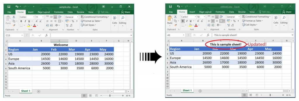 Edit File Excel menggunakan REST API dengan Python.