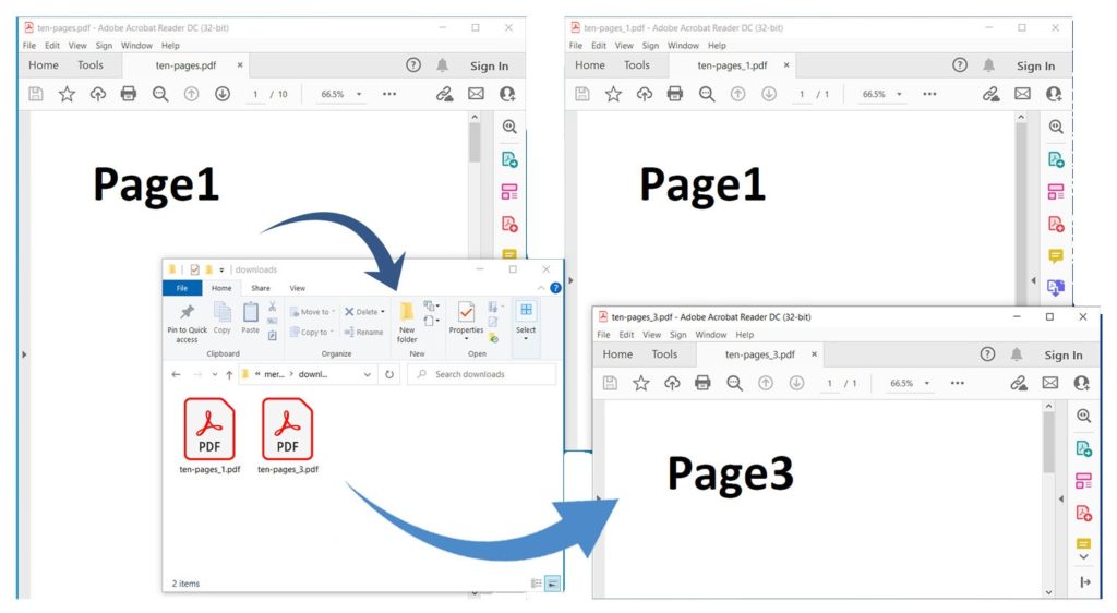 Pisahkan File PDF menjadi Dokumen Satu Halaman menggunakan Node.js