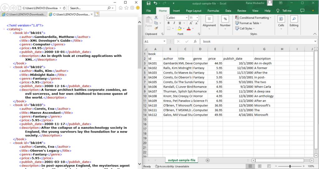 Come convertire file XML in CSV in Python