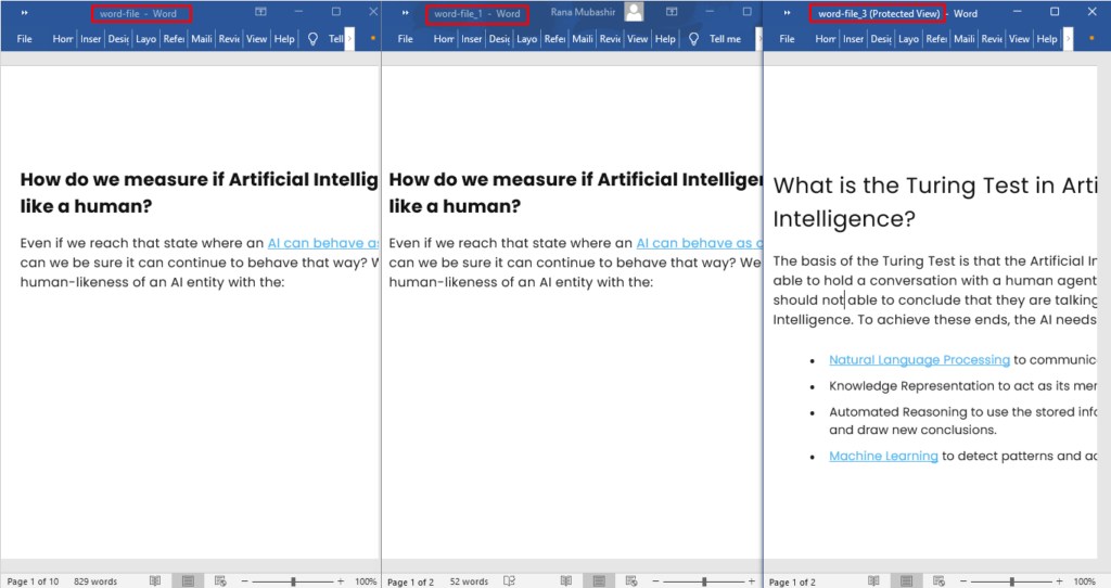 How to Split Word File into Separate Pages in Python