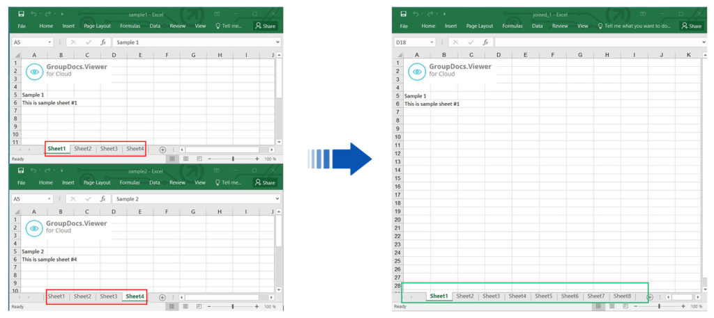 Merge Multiple Excel Files using a REST API in Node.js