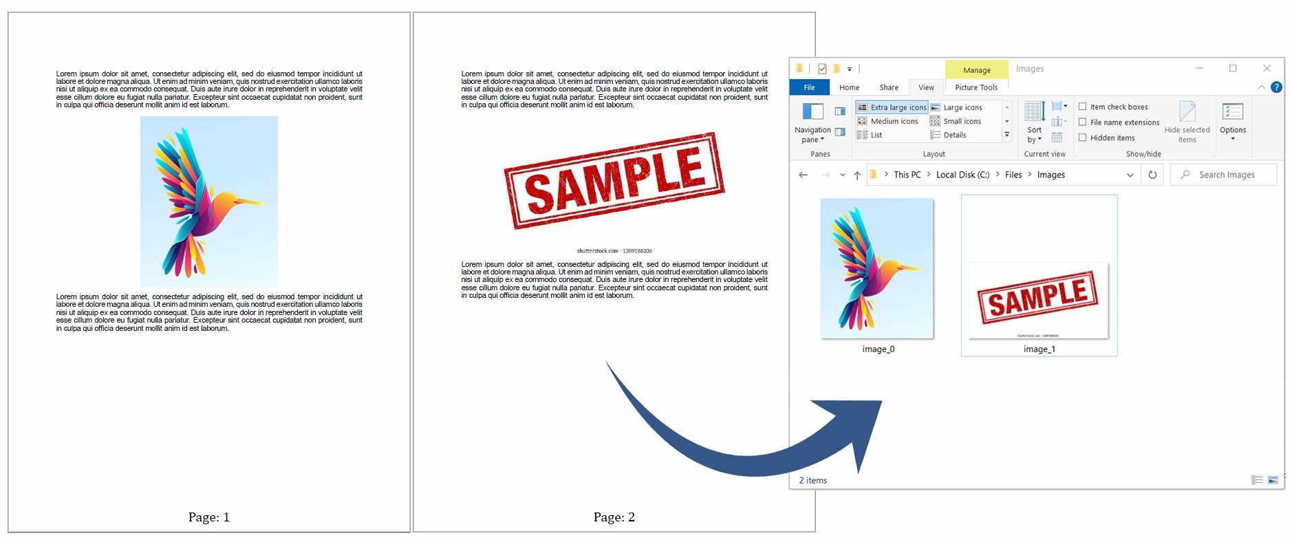 Extract all images from PDF document.
