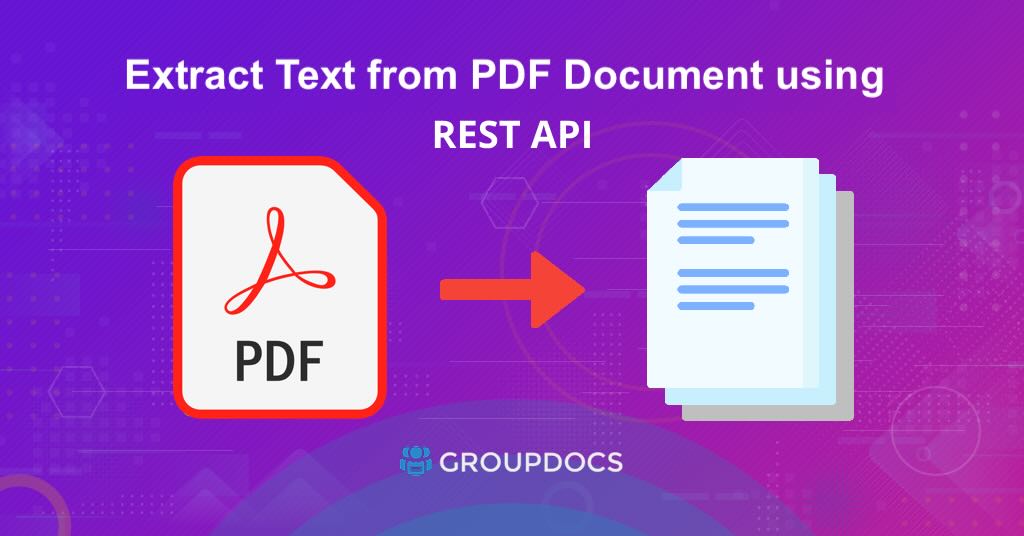 extract text from PDF