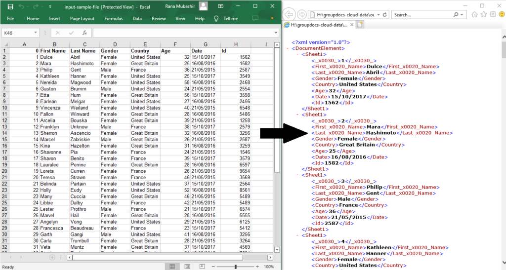 Jak przekonwertować XLSX na XML online