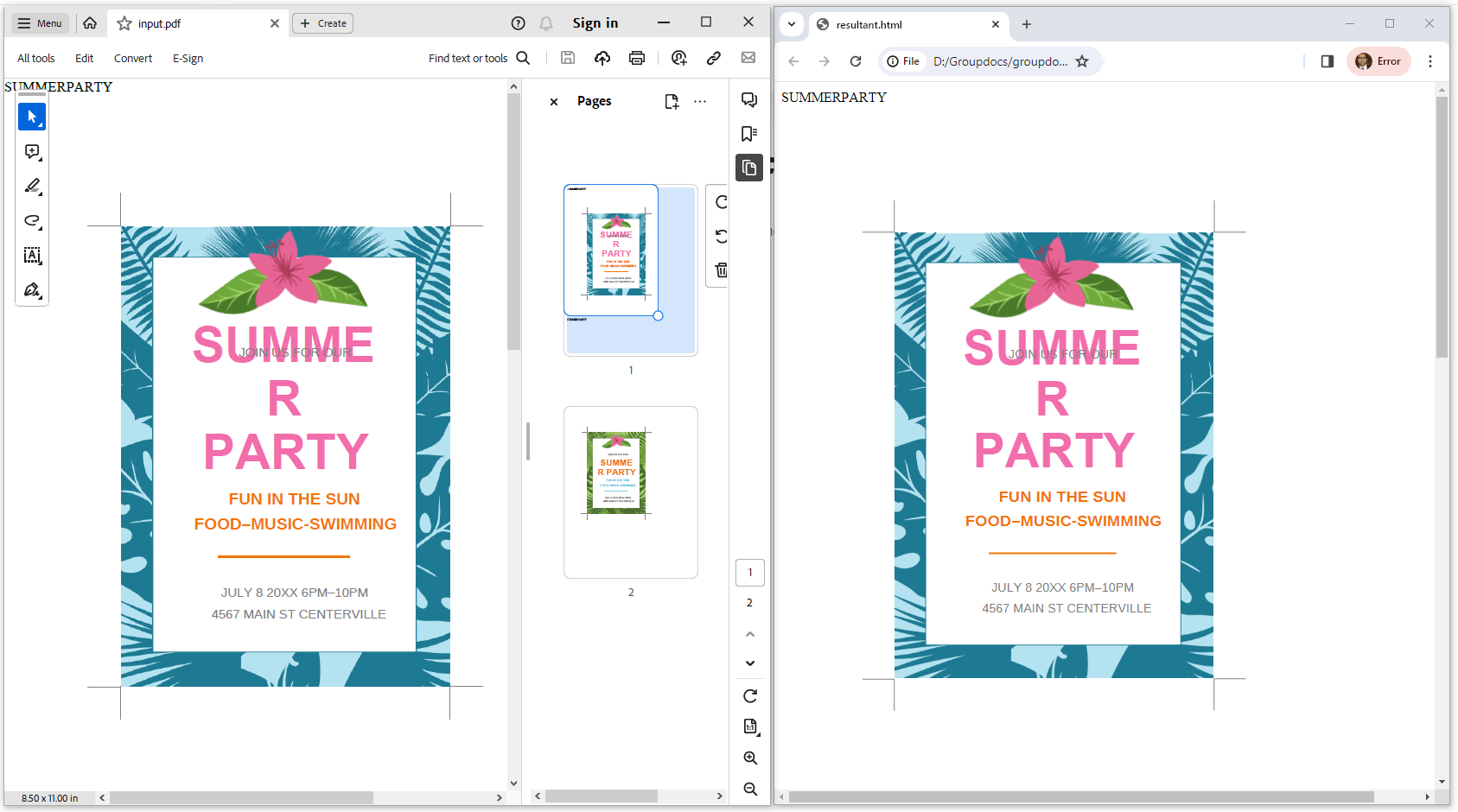 бесплатный pdf в html онлайн