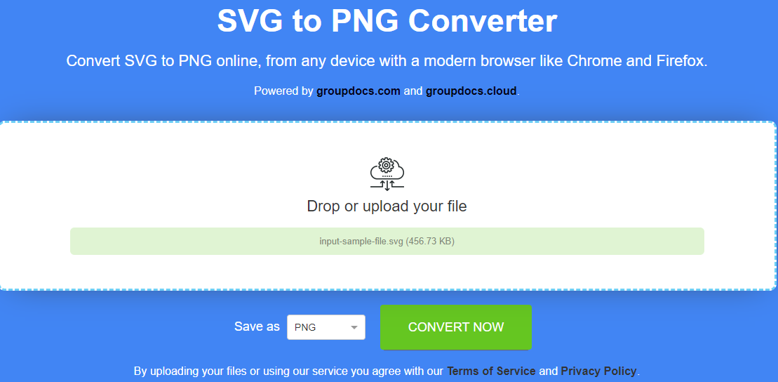 แปลง SVG เป็น PNG ฟรีออนไลน์