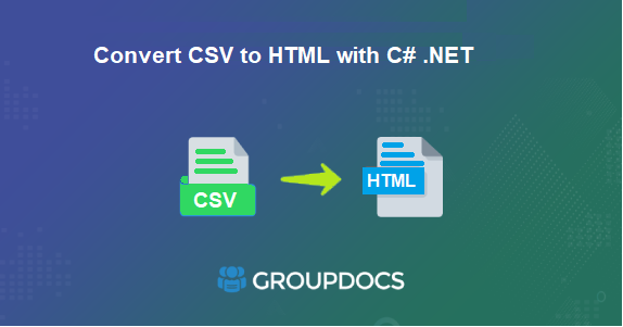 csv'den html'ye