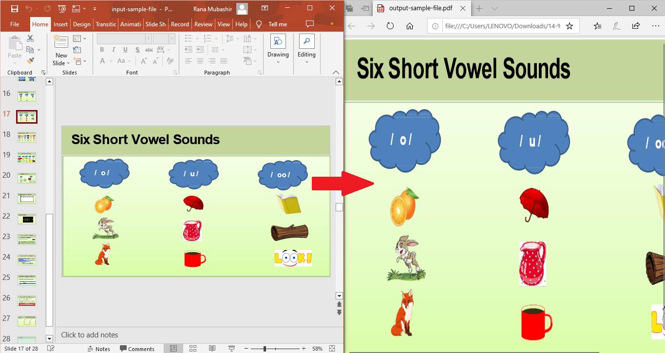 Java çevrimiçi olarak PPT'yi PDF'ye dönüştürür