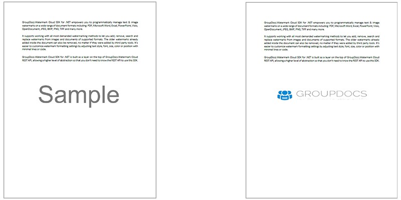 Find and Replace Watermark Image using REST API 