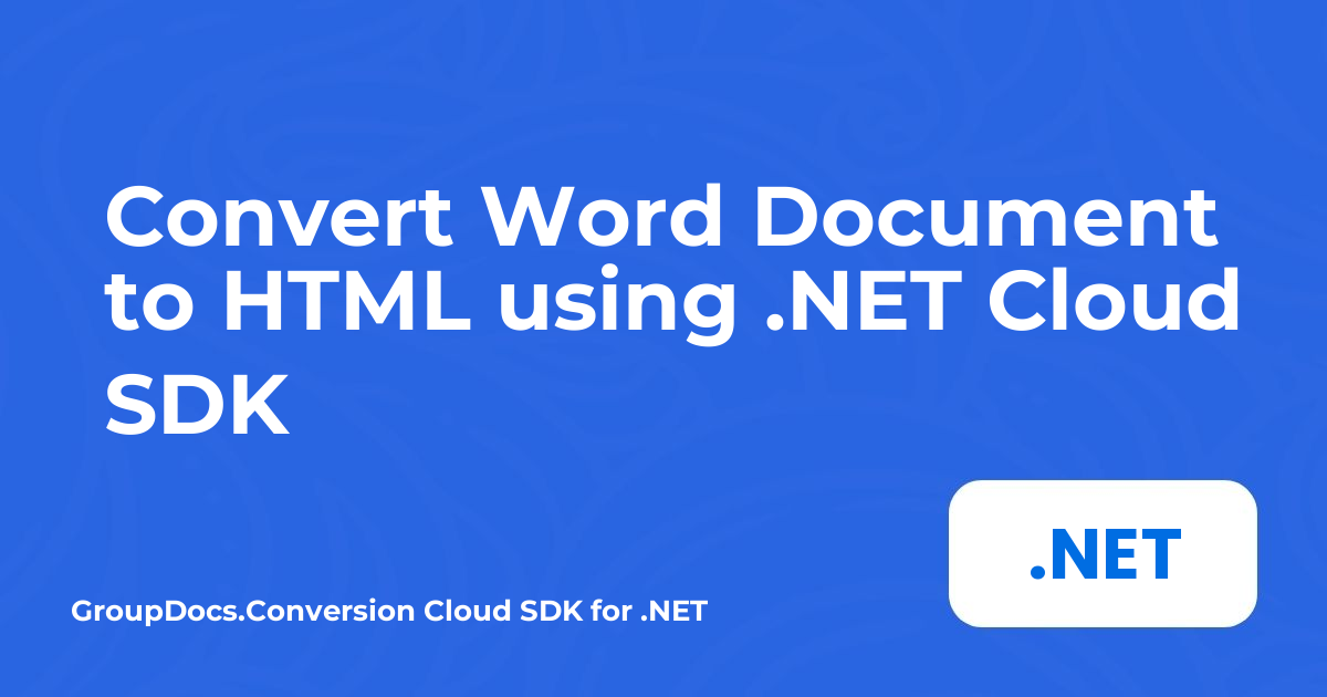 \"文档转换为 HTML\"