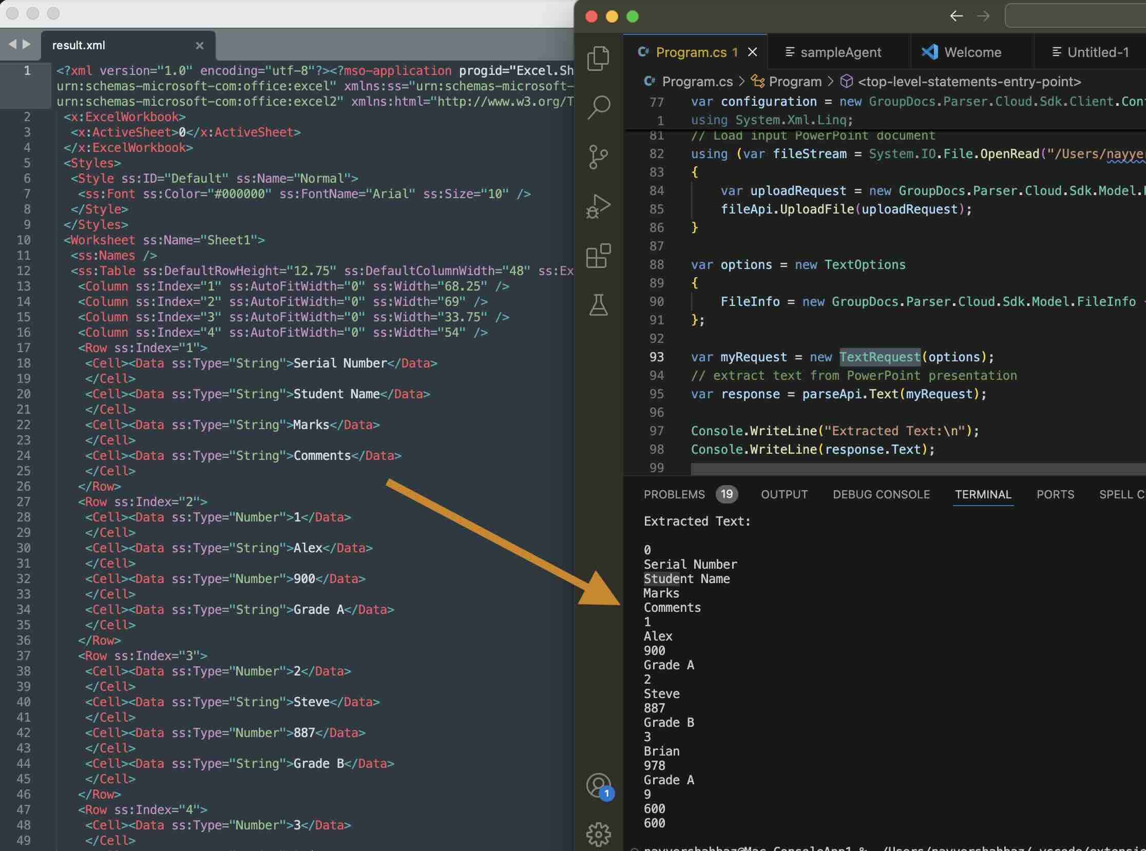 在 C# 中获取 XML 文本